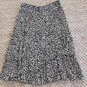 Talbots Ruffle Hem Skirt